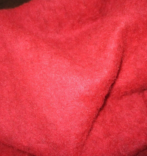Rich fuzzy brick red - red,