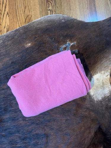 Vintage wool fabric piece pink - vintage,