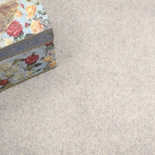 Light grey wool twist - wool, carpet